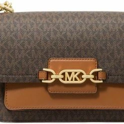 Goedkoop 🤩 Coupon ✔️ Michael Kors Heather Dames Crossbodytas - Bruin 💯 🔥 -Tassen-dames Winkel 550x362 7