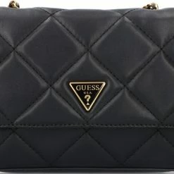 Top 10 ⌛ Coupon 😀 Guess Cessily Dames Schoudertas - Zwart - Maat Geen ✔️ 🔔 -Tassen-dames Winkel 550x363 5