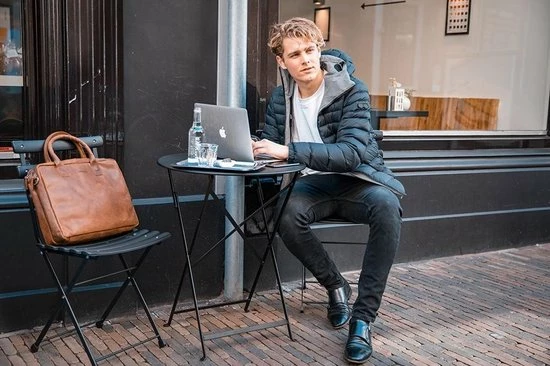 Flash-uitverkoop ๐ Uitgang ๐ฅฐ DSTRCT Fletcher Street Leren Laptoptas - 15,6 Inch - Cognac ๐ โค๏ธ 9 Flash-uitverkoop ๐ Uitgang ๐ฅฐ DSTRCT Fletcher Street Leren Laptoptas - 15,6 Inch - Cognac ๐ โค๏ธ - Afbeelding 7