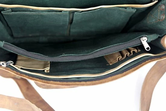 Goedkoop ๐ Groothandel ๐ Oncedoce Laptoptas - Satcheltas - Aktetas - Vintage Stijl - Unisex - Bruin Echt Leer - 16'' โค๏ธ โ๏ธ 17 Goedkoop ๐ Groothandel ๐ Oncedoce Laptoptas - Satcheltas - Aktetas - Vintage Stijl - Unisex - Bruin Echt Leer - 16'' โค๏ธ โ๏ธ - Afbeelding 15