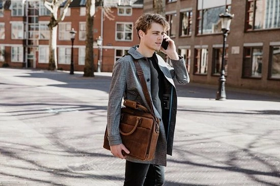 Flash-uitverkoop ⭐ Flash-uitverkoop 🎉 DSTRCT Fletcher Street Laptoptas - 17 Inch - Cognac ❤️ ⌛ 11 Flash-uitverkoop ⭐ Flash-uitverkoop 🎉 DSTRCT Fletcher Street Laptoptas - 17 Inch - Cognac ❤️ ⌛ - Afbeelding 9