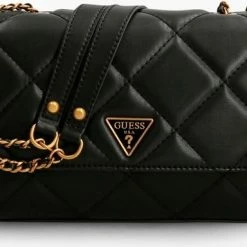 Top 10 ⌛ Coupon 😀 Guess Cessily Dames Schoudertas - Zwart - Maat Geen ✔️ 🔔 -Tassen-dames Winkel 550x384 2