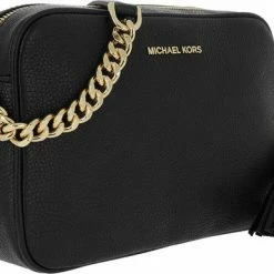 Promo 🤩 Top 10 🎉 Michael Kors Ginny Dames Crossbodytas - Zwart ⭐ 😍 -Tassen-dames Winkel 550x385