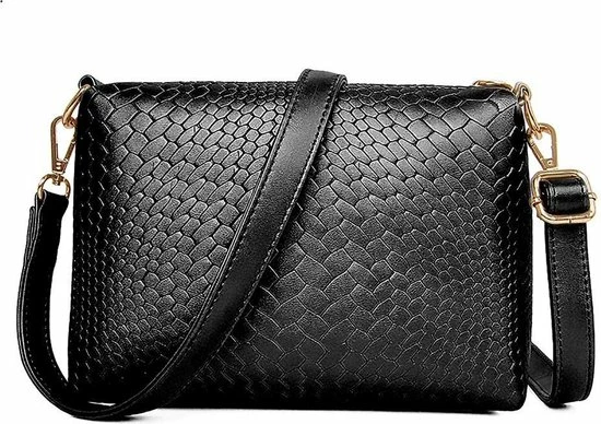 Aanbiedingen ๐ฅฐ Uitgang โ Lana® Dames Handtassen Set Met Schoudertas, Handtas + Clutch In PU Leer - Zwart โค๏ธ ๐ฅ 5 Aanbiedingen ๐ฅฐ Uitgang โ Lana® Dames Handtassen Set Met Schoudertas, Handtas + Clutch In PU Leer - Zwart โค๏ธ ๐ฅ - Afbeelding 3