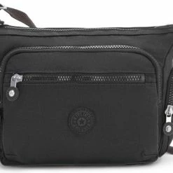 Hete verkoop ๐คฉ Promo ๐ฅ Kipling Medium Schoudertas / Crossbody Tas Dames - Polyamide - Gabbie S - Zwart ๐ ๐ฅ
