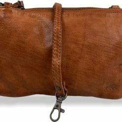 Coupon ✨ Beste Pirce 🔔 Bear Design Kleine Schoudertas / Crossbody Tas Dames - Leer - Cow Lavato - Cognac 😉 🛒 -Tassen-dames Winkel 550x398 8