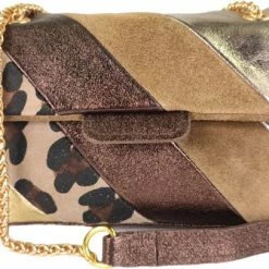 Begroting ๐ Groothandel โ Merkloos Rainbow Metallic Schoudertas Goud, Leo, Brons, Taupe ๐ โญ