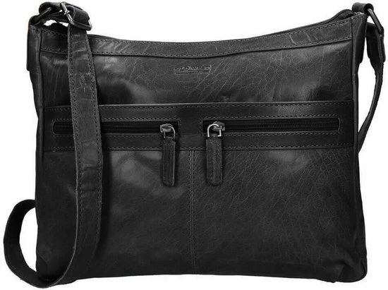 Coupon ๐ Goedkoop ๐ Old West Leren Schoudertas Zwart ๐ ๐ 4 Coupon ๐ Goedkoop ๐ Old West Leren Schoudertas Zwart ๐ ๐ - Afbeelding 2