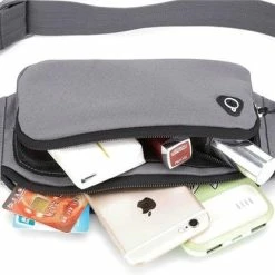 Uitgang 🔥 Beste Pirce 🌟 Merkloos Heuptasje - Fanny Pack Voor Op Reis – Buideltasje – Heuptasje Gaatje Voor Koptelefoon Oordopjes - Festival Musthaves – Waistpack - Smartphone Heuptas – Zwart ⭐ 😍 -Tassen-dames Winkel 550x416 5