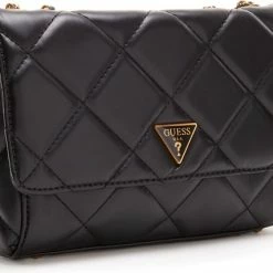 Top 10 ⌛ Coupon 😀 Guess Cessily Dames Schoudertas - Zwart - Maat Geen ✔️ 🔔 -Tassen-dames Winkel 550x427 3