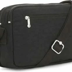 Nieuw 💯 Uitgang 🔥 Kipling Medium Schoudertas / Crossbody Tas Dames - Abanu M - Zwart 🤩 🥰 -Tassen-dames Winkel 550x430