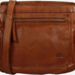 Coupon 💯 Begroting 💯 Bear Design Kleine Schoudertas / Crossbody Tas Dames - Leer - Cow Lavato - Cognac 🔥 👍 -Tassen-dames Winkel 550x437 7