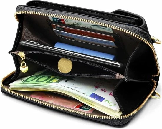 Beste Pirce β€οΈ Hete verkoop π Fashion Favorite Smartphone Tasje - Zwart | Telefoon / Crossbody Tas | Kunstleer | 18,5 X 11,5 X 4,5 Cm π π€© 5 Beste Pirce β€οΈ Hete verkoop π Fashion Favorite Smartphone Tasje - Zwart | Telefoon / Crossbody Tas | Kunstleer | 18,5 X 11,5 X 4,5 Cm π π€© - Afbeelding 3