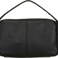 Goedkoop 🥰 Gloednieuw 😀 Nunoo Kleine Schoudertas / Crossbody Tas Dames - Leer - Helena - Zwart 🎉 👏 -Tassen-dames Winkel 550x443 7