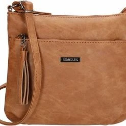 Beste deal 🤩 Top 10 🔔 Beagles La Costera Schoudertas - Bruin ⭐ ❤️ -Tassen-dames Winkel 550x449 6