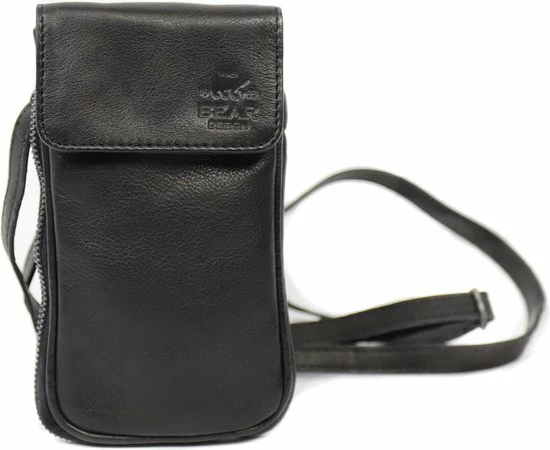 Beste deal 👏 Promo 🛒 Bear Design Elske-Ahana Leren Telefoontasje - Zwart 🎉 🌟 13 Beste deal 👏 Promo 🛒 Bear Design Elske-Ahana Leren Telefoontasje - Zwart 🎉 🌟 - Afbeelding 11
