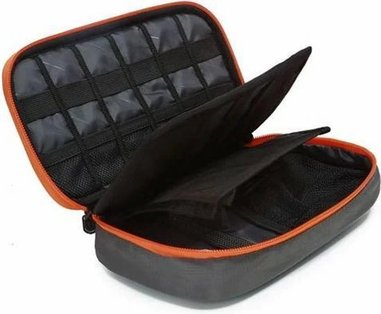 Hete verkoop โ Nieuw โ Sunflake Kabel Organiser Tas Deluxe – 3 Lagen - Compacte Kabeltas - Etui Voor Kabels - Grijs Oranje ๐ฅ ๐ 6 Hete verkoop โ Nieuw โ Sunflake Kabel Organiser Tas Deluxe – 3 Lagen - Compacte Kabeltas - Etui Voor Kabels - Grijs Oranje ๐ฅ ๐ - Afbeelding 4