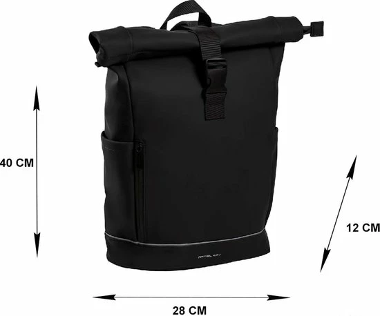 Kopen π Beste Pirce π₯ Daniel Ray Highlands Rolltop Laptop Rugzak Waterproof - 15,6 Inch - Zwart π π 3 Kopen π Beste Pirce π₯ Daniel Ray Highlands Rolltop Laptop Rugzak Waterproof - 15,6 Inch - Zwart π π