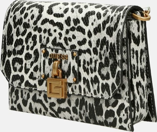 Promo ๐ Coupon ๐ Guess Centre Stage Dames Schoudertas - Zwart/Wit ๐ ๐ 6 Promo ๐ Coupon ๐ Guess Centre Stage Dames Schoudertas - Zwart/Wit ๐ ๐ - Afbeelding 4