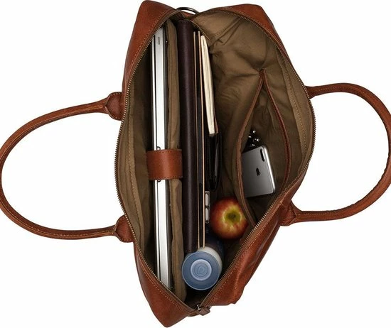 Begroting โค๏ธ Begroting ๐ฅ Burkely Vintage Max Big Worker 17'' - Schoudertas - Cognac โญ ๐งจ 6 Begroting โค๏ธ Begroting ๐ฅ Burkely Vintage Max Big Worker 17'' - Schoudertas - Cognac โญ ๐งจ - Afbeelding 4