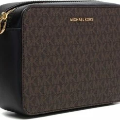 Promo 🤩 Korting 👍 Michael Kors Crossbodytas Jet Set Charm Leer - Zwart 👍 ✨ -Tassen-dames Winkel 550x469 2