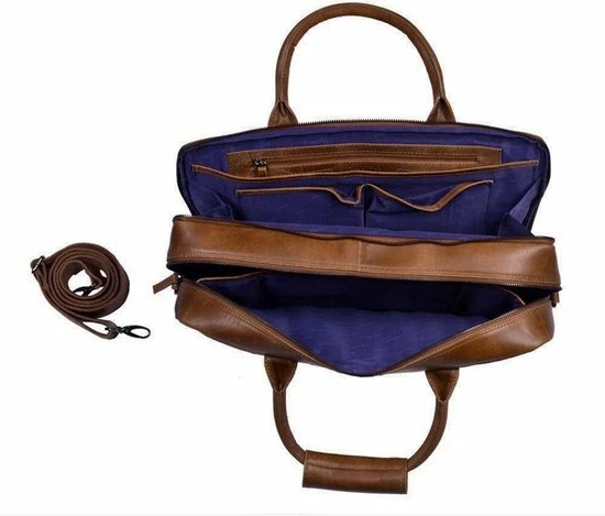 Flash-uitverkoop ⭐ Flash-uitverkoop 🎉 DSTRCT Fletcher Street Laptoptas - 17 Inch - Cognac ❤️ ⌛ 7 Flash-uitverkoop ⭐ Flash-uitverkoop 🎉 DSTRCT Fletcher Street Laptoptas - 17 Inch - Cognac ❤️ ⌛ - Afbeelding 5