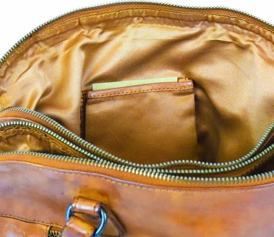 Hete verkoop ๐ Beste Pirce ๐ Bear Design Medium Schoudertas / Crossbody Tas Dames - Leer - Cow Lavato - Cognac ๐ ๐ 29 Hete verkoop ๐ Beste Pirce ๐ Bear Design Medium Schoudertas / Crossbody Tas Dames - Leer - Cow Lavato - Cognac ๐ ๐ - Afbeelding 27