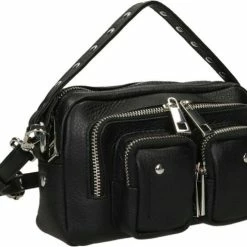 Goedkoop 🥰 Gloednieuw 😀 Nunoo Kleine Schoudertas / Crossbody Tas Dames - Leer - Helena - Zwart 🎉 👏 -Tassen-dames Winkel 550x478 1