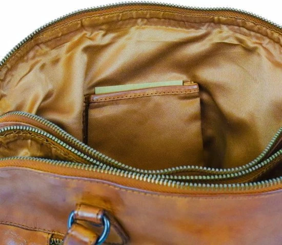 Hete verkoop ๐ Beste Pirce ๐ Bear Design Medium Schoudertas / Crossbody Tas Dames - Leer - Cow Lavato - Cognac ๐ ๐ 32 Hete verkoop ๐ Beste Pirce ๐ Bear Design Medium Schoudertas / Crossbody Tas Dames - Leer - Cow Lavato - Cognac ๐ ๐ - Afbeelding 30