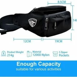 Hete verkoop ⭐ Kopen 🔥 Dutch Shield RFID Duurzaam Heuptas Anti-diefstal Reis Paspoort - Travel - Outdoor - Wandel - Sport - Telefoon Tas 🥰 🛒 -Tassen-dames Winkel 550x486