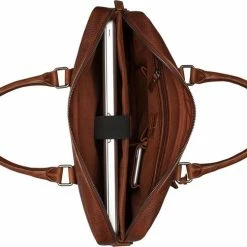 Hete verkoop 👍 Korting 🥰 Burkely Antique Avery Unisex Werktas 15'' - Cognac 👏 😉 -Tassen-dames Winkel 550x486 4