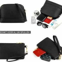 Hete verkoop โญ Beste Pirce ๐ Lana® El Zafiro - Dames Handtassen Set - Schoudertas, Handtas - Saffiano Leer - Zwart ๐ ๐ 15 Hete verkoop โญ Beste Pirce ๐ Lana® El Zafiro - Dames Handtassen Set - Schoudertas, Handtas - Saffiano Leer - Zwart ๐ ๐ -Tassen-dames Winkel 550x487 2