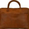 Groothandel 👏 Goedkoopste 🧨 DSTRCT Limited Laptoptas - 17 Inch - Cognac ⌛ ✔️