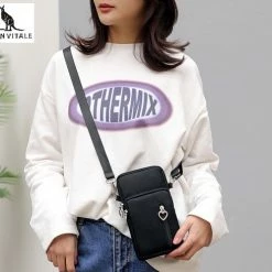 Groothandel 🌟 Gloednieuw ❤️ San Vitale® - Casual Telefoon Tas - Schoudertasje - Telefoontasje - Heuptas - Wandel/Sport/Mobiele Telefoon/Smartphone - Zwart 😉 🌟 -Tassen-dames Winkel 550x490 1