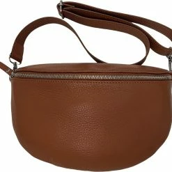 Top 10 ๐ Nieuw ๐ Merkloos Dames Lederen Heuptas Schoudertas Leer Tas/Made In Italië Donkercamel/Bruin ๐ฏ ๐