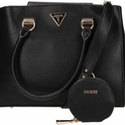 Coupon โญ Korting ๐งจ Guess Alexie Dames Handtas - Zwart - Maat Geen ๐ ๐