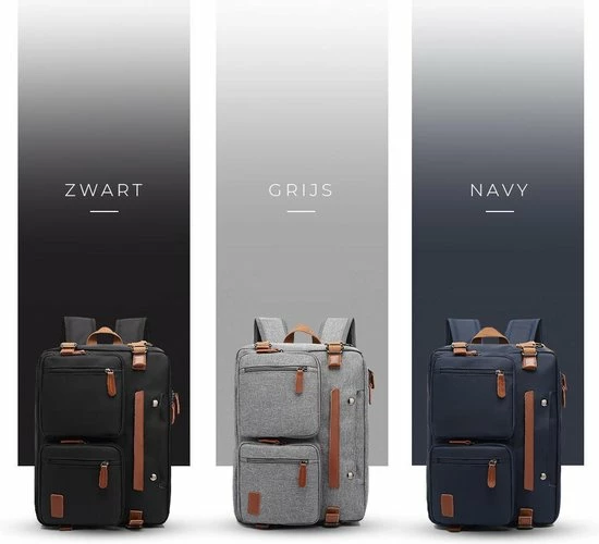 Coupon ๐ Gloednieuw โ๏ธ QY Laptoptas 2 In 1 Laptop Rugtas Schoudertas Voor 15.6 Inch Laptop – Grijs ๐งจ ๐ 9 Coupon ๐ Gloednieuw โ๏ธ QY Laptoptas 2 In 1 Laptop Rugtas Schoudertas Voor 15.6 Inch Laptop – Grijs ๐งจ ๐ - Afbeelding 7