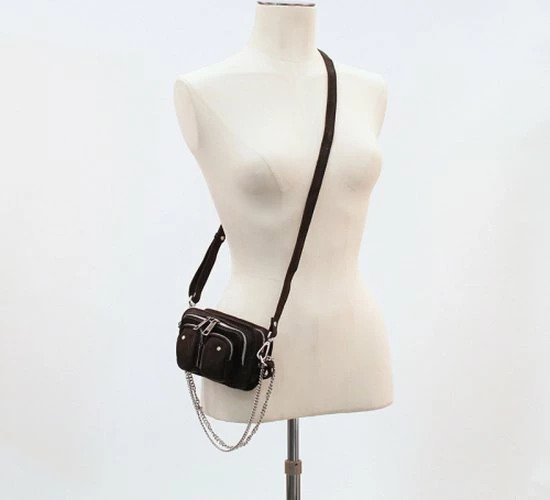 Flash-uitverkoop β Uitgang π Nunoo Kleine Schoudertas / Crossbody Tas Dames - Leer - Helena - Zwart 𧨠π― 4 Flash-uitverkoop β Uitgang π Nunoo Kleine Schoudertas / Crossbody Tas Dames - Leer - Helena - Zwart 𧨠π― - Afbeelding 2