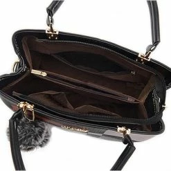 Promo 😍 Coupon 👏 ZILOU® Schoudertas - Handtas - Compact - Dames - Bruin ❤️ 🤩 -Tassen-dames Winkel 550x502 5