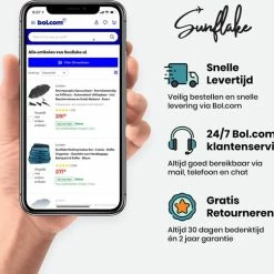 Promo 🎉 Beste Pirce 🌟 Sunflake Kabel Organiser Tas Deluxe – 3 Lagen - Compacte Kabeltas - Etui Voor Kabels - Zwart Grijs - Geschikt Als Kerst / Sinterklaas Cadeau Voor Mannen Of Vrouwen 🎉 🧨 -Tassen-dames Winkel 550x503 4