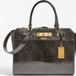 Beste deal ✔️ Promo 🎉 GUESS Dames Handtas Kunststof - Zwart 😍 🔔 -Tassen-dames Winkel 550x511 2