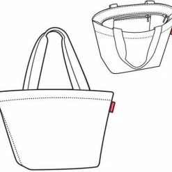 Beste Verkoop 💯 Beste Verkoop ⭐ Reisenthel Shopper M Handtas Shopper - Maat M - 15L - Zwart ⌛ 🧨 -Tassen-dames Winkel 550x515 3