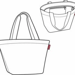 Beste Verkoop 💯 Beste Verkoop ⭐ Reisenthel Shopper M Handtas Shopper - Maat M - 15L - Zwart ⌛ 🧨 -Tassen-dames Winkel 550x515 4