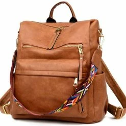 Uitgang ⭐ Beste recensies van 😉 Glennoo Rugzak - Rugtas Dames - Waterdicht - Klein - Anti-theft Vakje - Rug-, Schouder-, Handtas In één - Zacht PU-leer ⌛ 😍