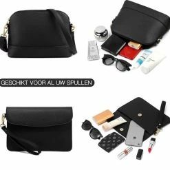 Beste Verkoop โ๏ธ Hete verkoop ๐ฅฐ Lana® La Luna - Driedelige Handtassen Set Met Dames Schoudertas, Handtas - Saffiano Leer - Zwart ๐ ๐ฅ 18 Beste Verkoop โ๏ธ Hete verkoop ๐ฅฐ Lana® La Luna - Driedelige Handtassen Set Met Dames Schoudertas, Handtas - Saffiano Leer - Zwart ๐ ๐ฅ -Tassen-dames Winkel 550x524