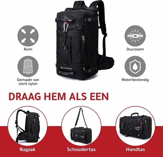 Goedkoop ๐คฉ Beste Pirce ๐คฉ Ssublime - Anti Diefstal Rugzak - 15.6 Tot 17 Inch Laptop Vak - Waterdicht - Zwart ๐ ๐ 15 Goedkoop ๐คฉ Beste Pirce ๐คฉ Ssublime - Anti Diefstal Rugzak - 15.6 Tot 17 Inch Laptop Vak - Waterdicht - Zwart ๐ ๐ - Afbeelding 13