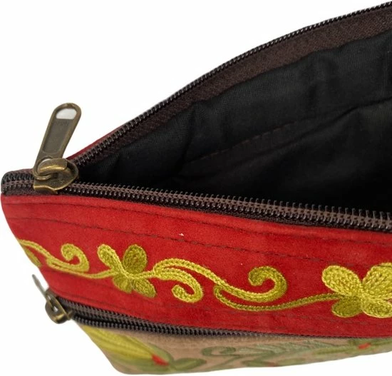 Begroting π Uitgang π₯° Merkloos Dames Polstas Bruin Suède Leer Met Geel-roodkleurig Handborduurwerk 𧨠π 4 Begroting π Uitgang π₯° Merkloos Dames Polstas Bruin Suède Leer Met Geel-roodkleurig Handborduurwerk 𧨠π - Afbeelding 2