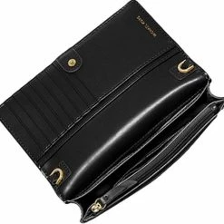 Hete verkoop ⌛ Aanbiedingen 👍 Michael Kors Sm Phone Crossbody Dames Tas - Zwart 🧨 😍 -Tassen-dames Winkel 550x528 6