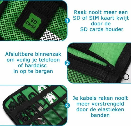 Hete verkoop ๐ Beste Pirce ๐ Sunflake Kabel Organizer Tas - Opbergtas Voor Op Reis - Travel Organizer - Kabeltas - Zwart - Geschikt Als Kerst / Sinterklaas Cadeau Voor Mannen Of Vrouwen ๐งจ ๐ 7 Hete verkoop ๐ Beste Pirce ๐ Sunflake Kabel Organizer Tas - Opbergtas Voor Op Reis - Travel Organizer - Kabeltas - Zwart - Geschikt Als Kerst / Sinterklaas Cadeau Voor Mannen Of Vrouwen ๐งจ ๐ - Afbeelding 5