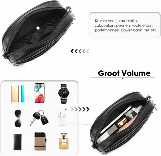 Aanbiedingen π Kopen π€© Miss Lulu Crossbodytas - Schoudertas - Dames Handtas - Zwart (LA2119 BK) π₯ 𧨠7 Aanbiedingen π Kopen π€© Miss Lulu Crossbodytas - Schoudertas - Dames Handtas - Zwart (LA2119 BK) π₯ 𧨠- Afbeelding 5